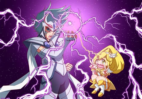 saint seiya omega and precure.